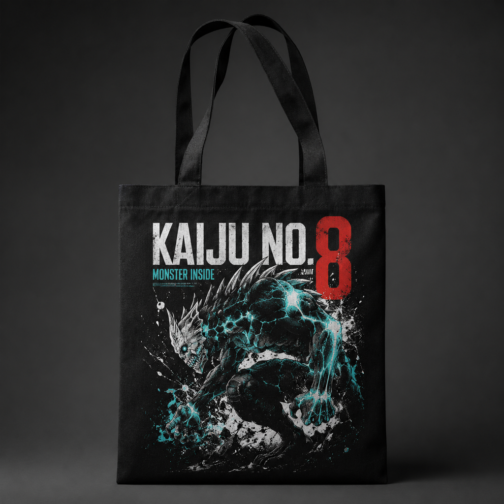 Kaiju No. 8 Anime Canvas Tote Bag - Monster Inside