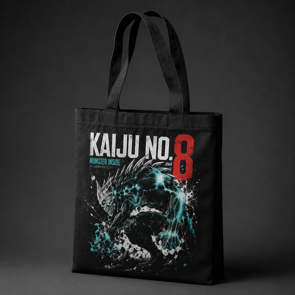 Kaiju No. 8 Anime Canvas Tote Bag - Monster Inside