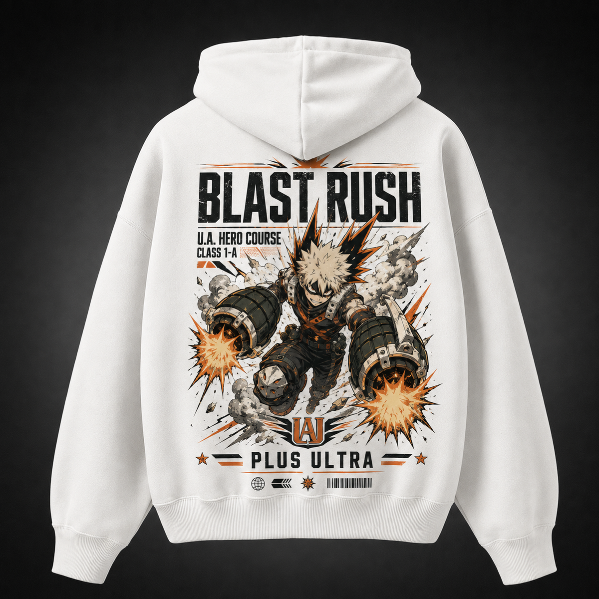 Katsuki Bakugo My Hero Academia Anime Hoodie - Blast Rush