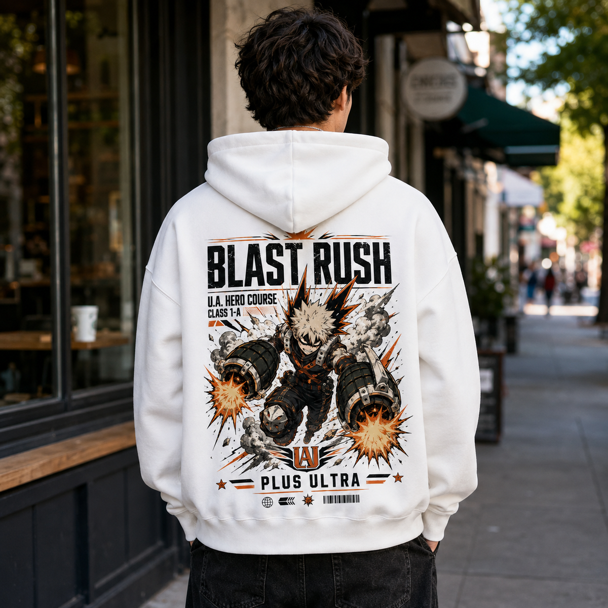 Katsuki Bakugo My Hero Academia Anime Hoodie - Blast Rush