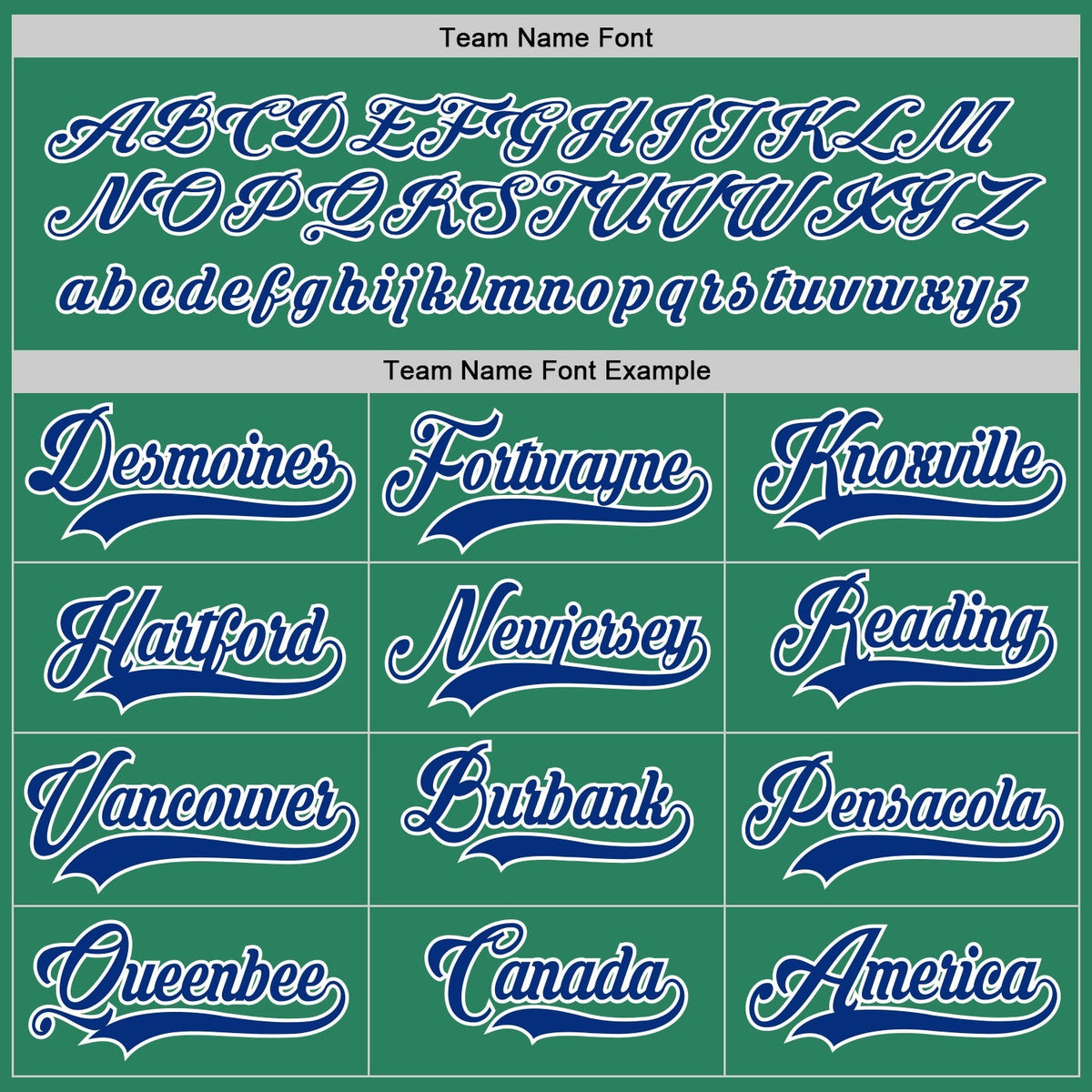 Custom Hockey Jersey - Kelly Green Royal-White - Style KellyGreen0153