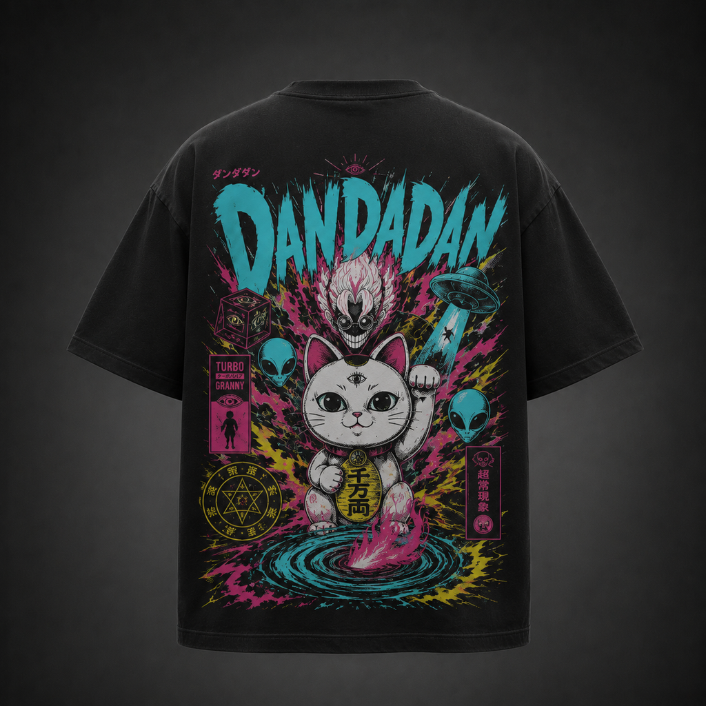 Ken Takakura & Momo Ayase Dandadan Anime Graphic Tee - First Encounter