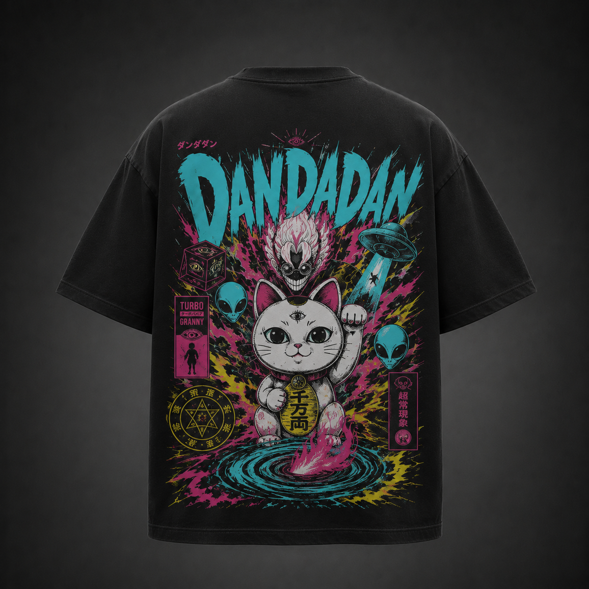 Ken Takakura & Momo Ayase Dandadan Anime Graphic Tee - First Encounter