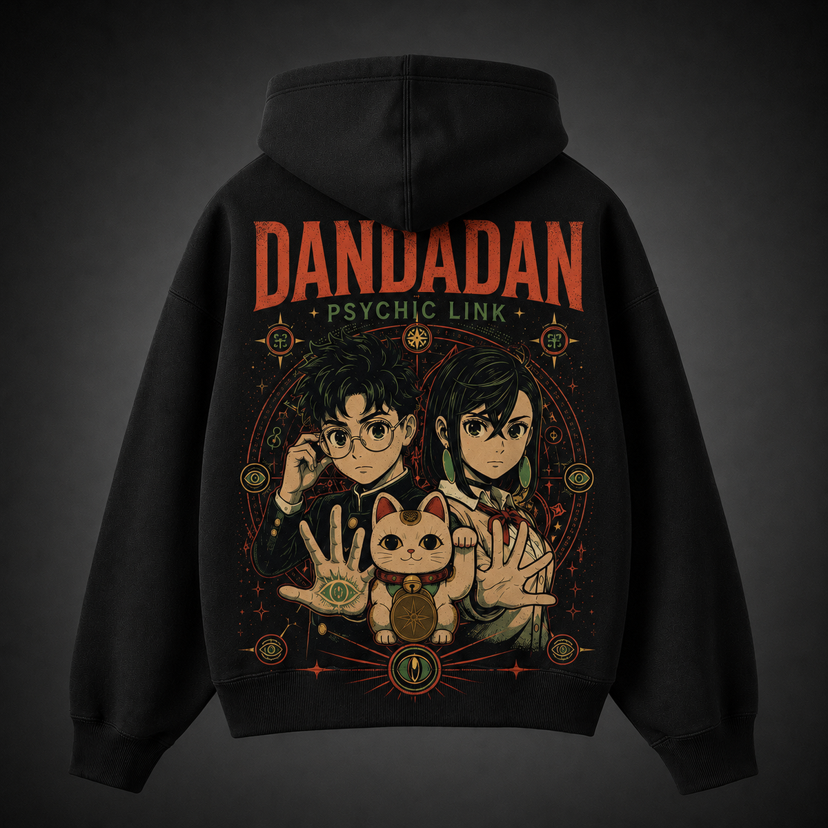 Ken Takakura & Momo Ayase Dandadan Anime Hoodie - Psychic Link
