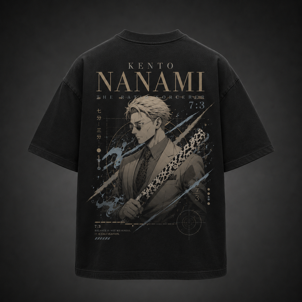 Kento Nanami Jujutsu Kaisen Anime Graphic Tee - Ratio Sorcerer