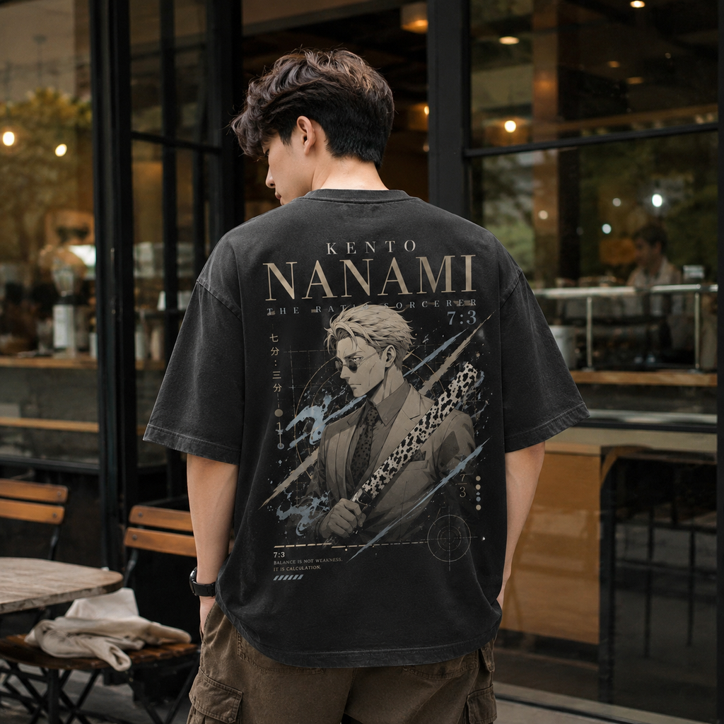 Kento Nanami Jujutsu Kaisen Anime Graphic Tee - Ratio Sorcerer