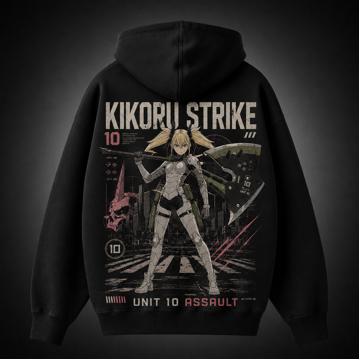 Kikoru Shinomiya Kaiju No. 8 Anime Hoodie - Kikoru Strike
