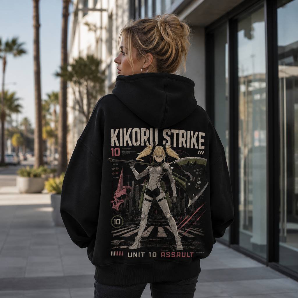 Kikoru Shinomiya Kaiju No. 8 Anime Hoodie - Kikoru Strike