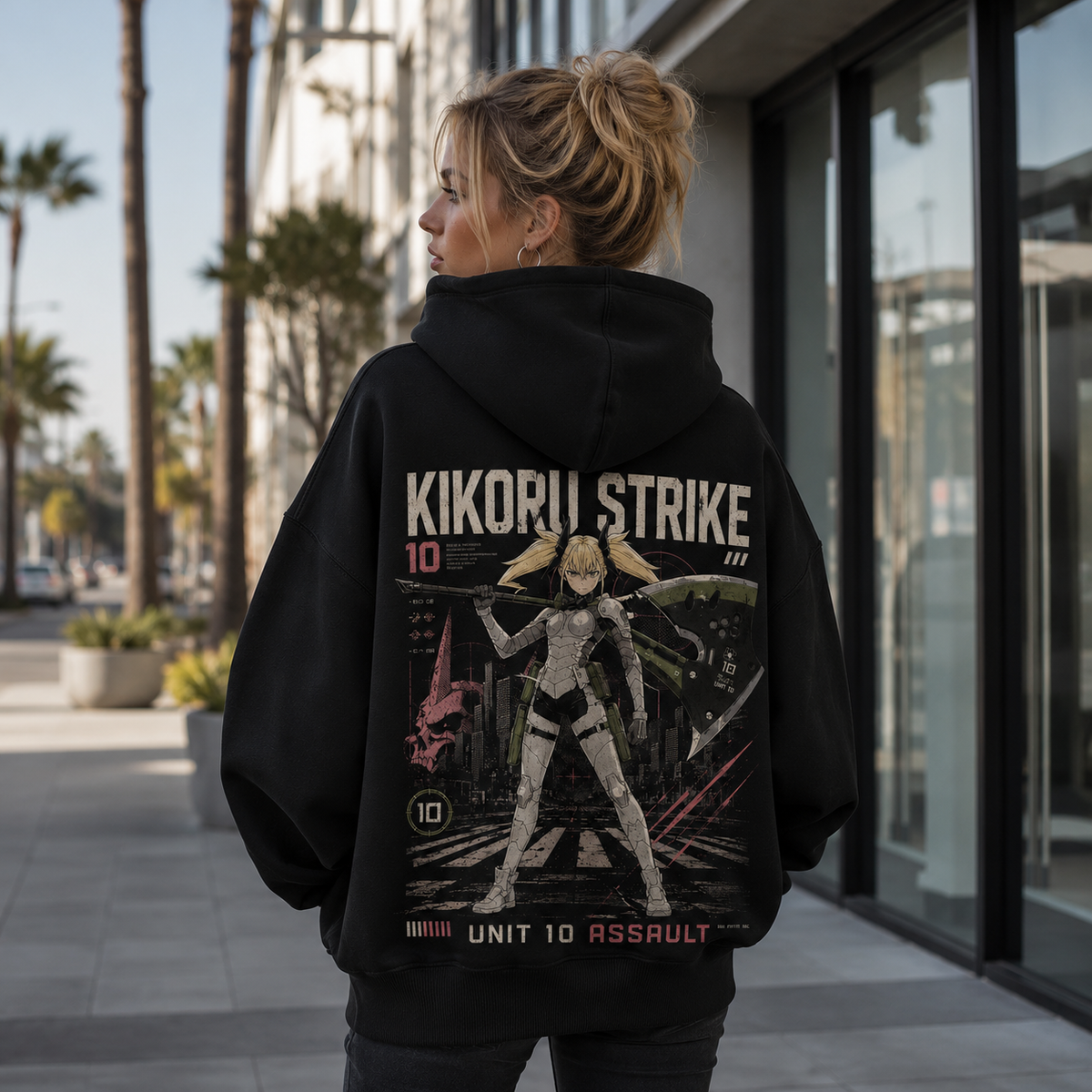 Kikoru Shinomiya Kaiju No. 8 Anime Hoodie - Kikoru Strike