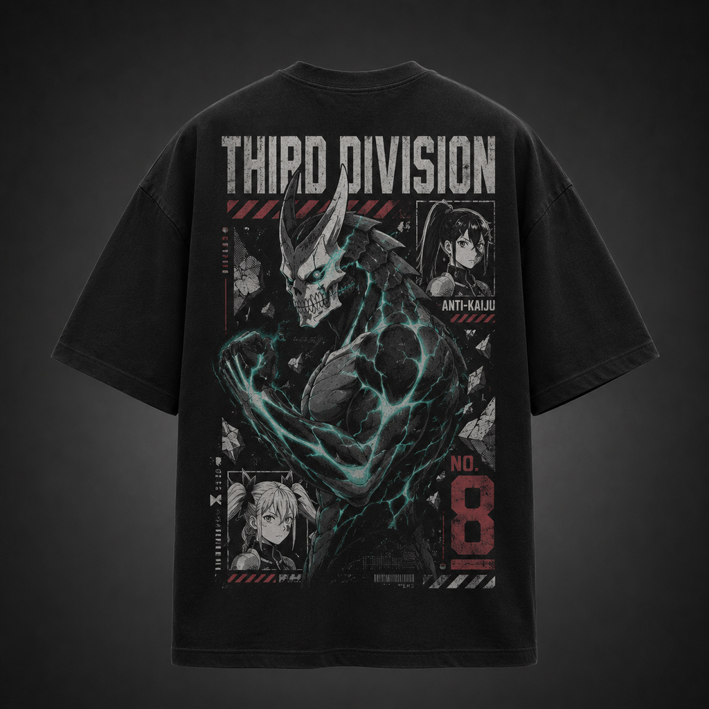 Kikoru Shinomiya & Mina Ashiro Kaiju No. 8 Anime Graphic Tee - Third Division