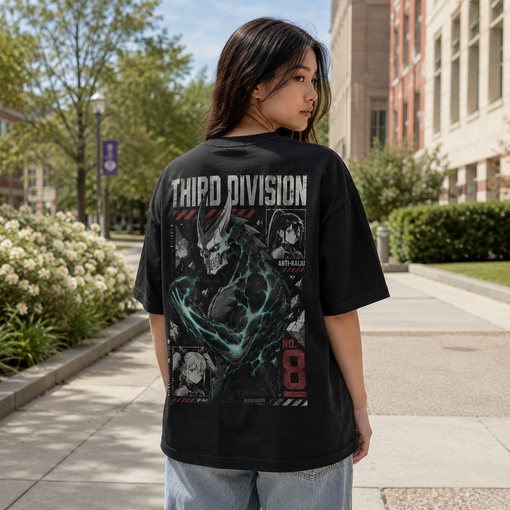 Kikoru Shinomiya & Mina Ashiro Kaiju No. 8 Anime Graphic Tee - Third Division