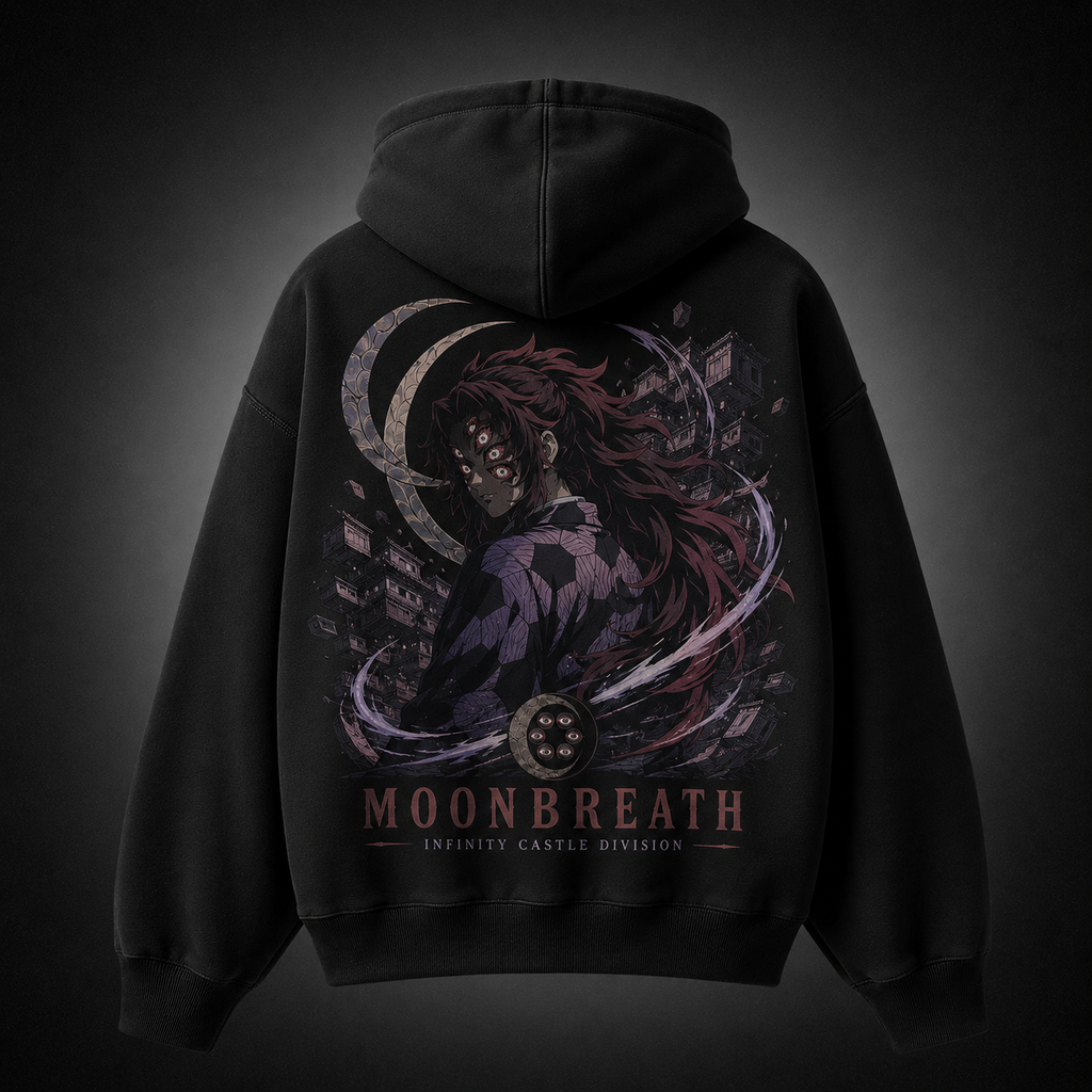 Kokushibo Demon Slayer Anime Hoodie - Moon Breath