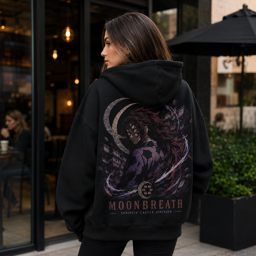 Kokushibo Demon Slayer Anime Hoodie - Moon Breath