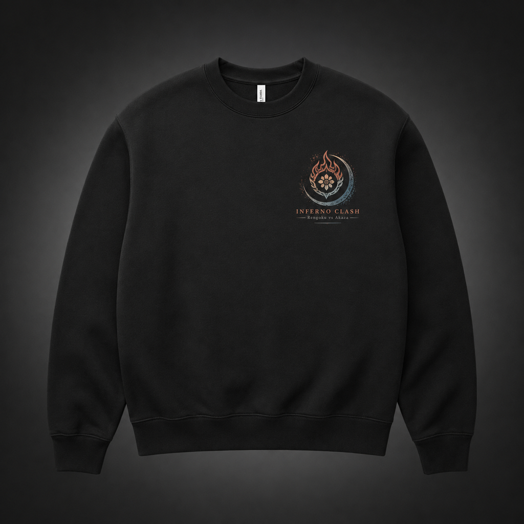 Kyojuro Rengoku, Akaza Demon Slayer Anime Sweatshirt - Inferno Clash