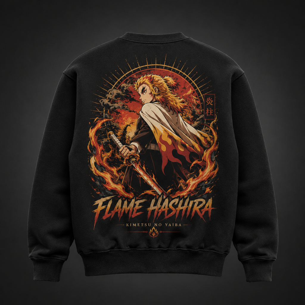Kyojuro Rengoku Demon Slayer Anime Sweatshirt - Flame Hashira