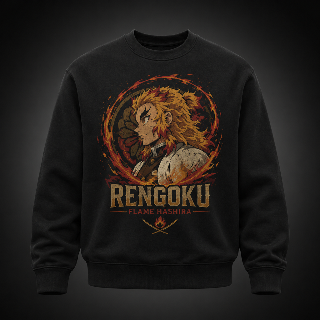 Kyojuro Rengoku Demon Slayer Anime Sweatshirt - Ninth Form Rengoku