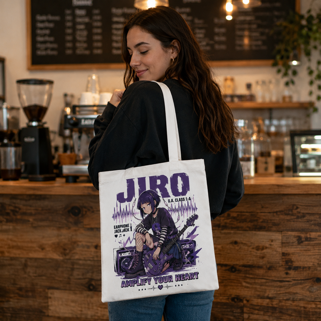 Kyoka Jiro My Hero Academia Anime Canvas Tote Bag - Amplify Your Heart