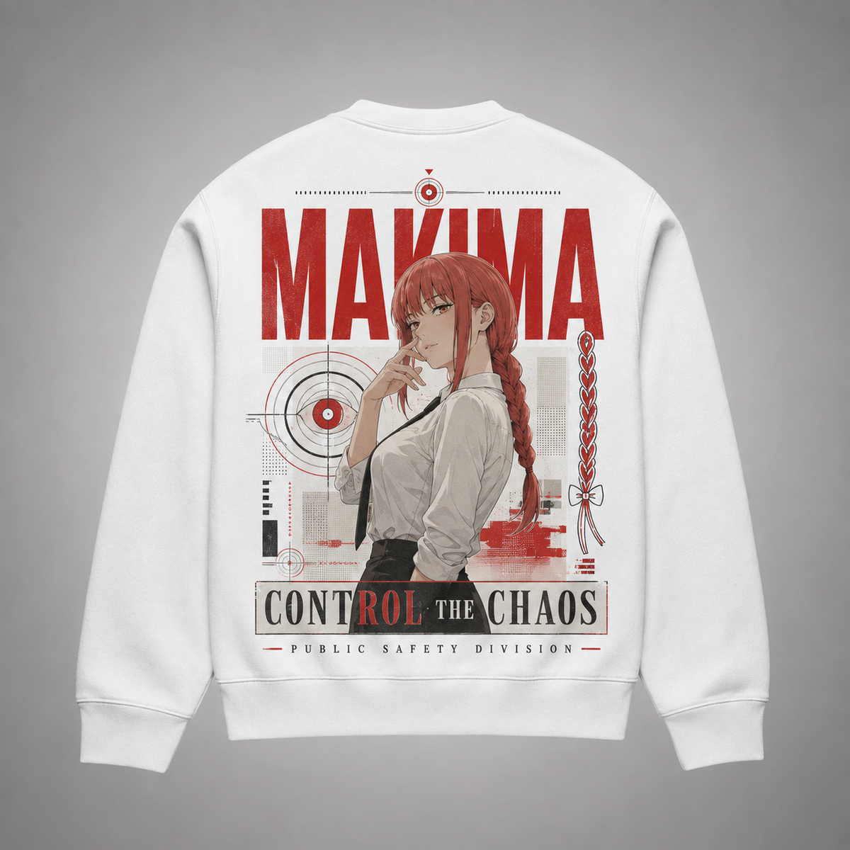 Makima Chainsaw Man Anime Sweatshirt - Control The Chaos