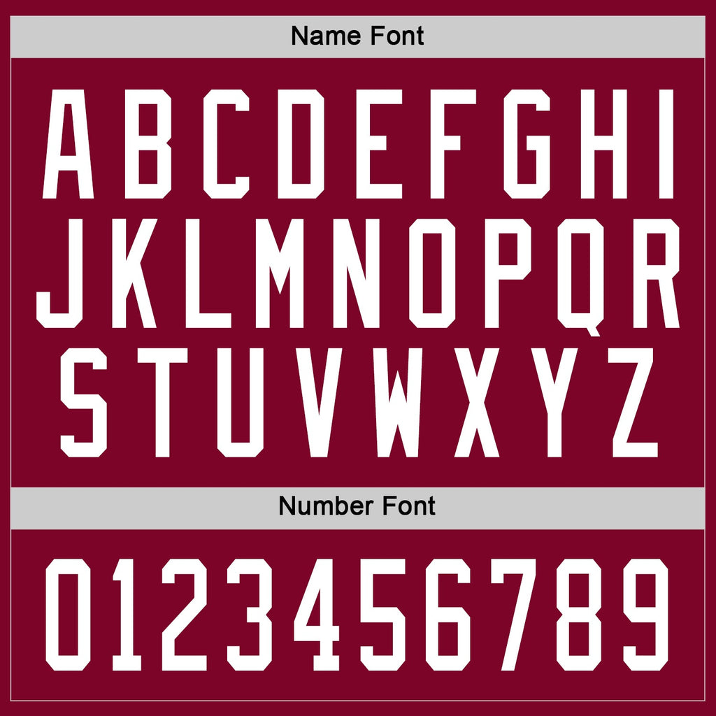 Custom Hockey Jersey - Maroon White