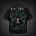 Megumi Fushiguro Jujutsu Kaisen Anime Graphic Tee - Ten Shadows Technique