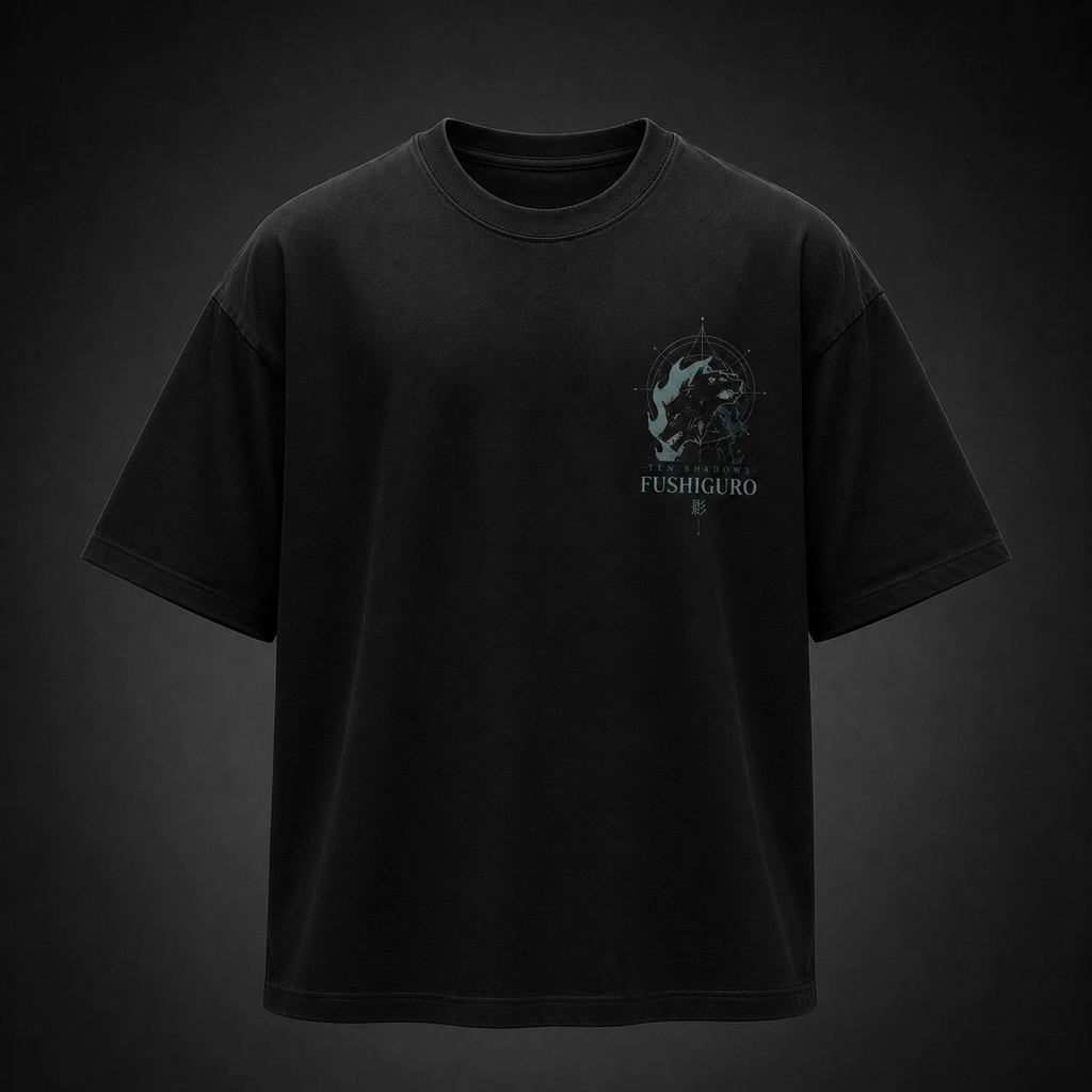 Megumi Fushiguro Jujutsu Kaisen Anime Graphic Tee - Ten Shadows Technique