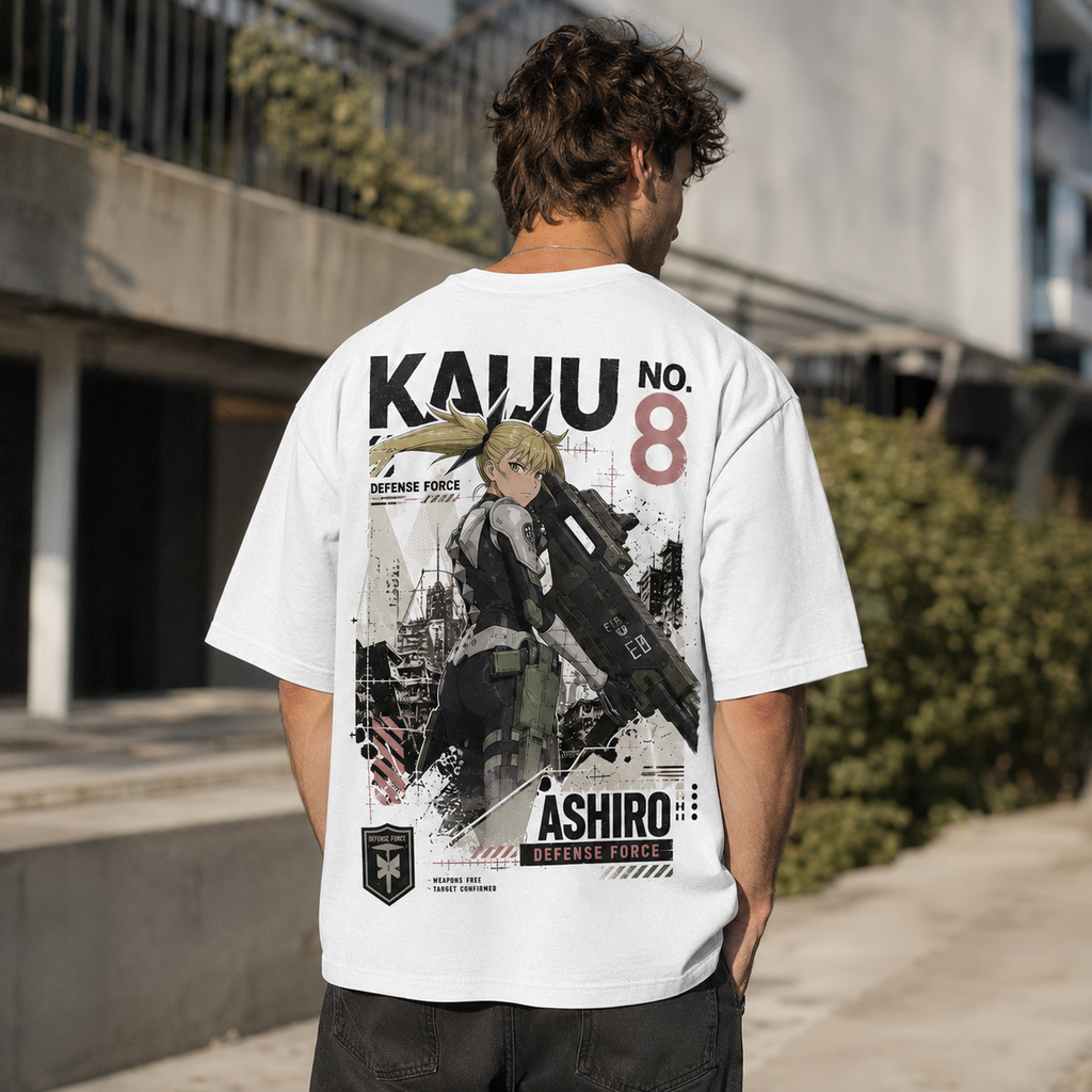 Mina Ashiro Kaiju No. 8 Anime Graphic Tee - Ashiro Weapons Free
