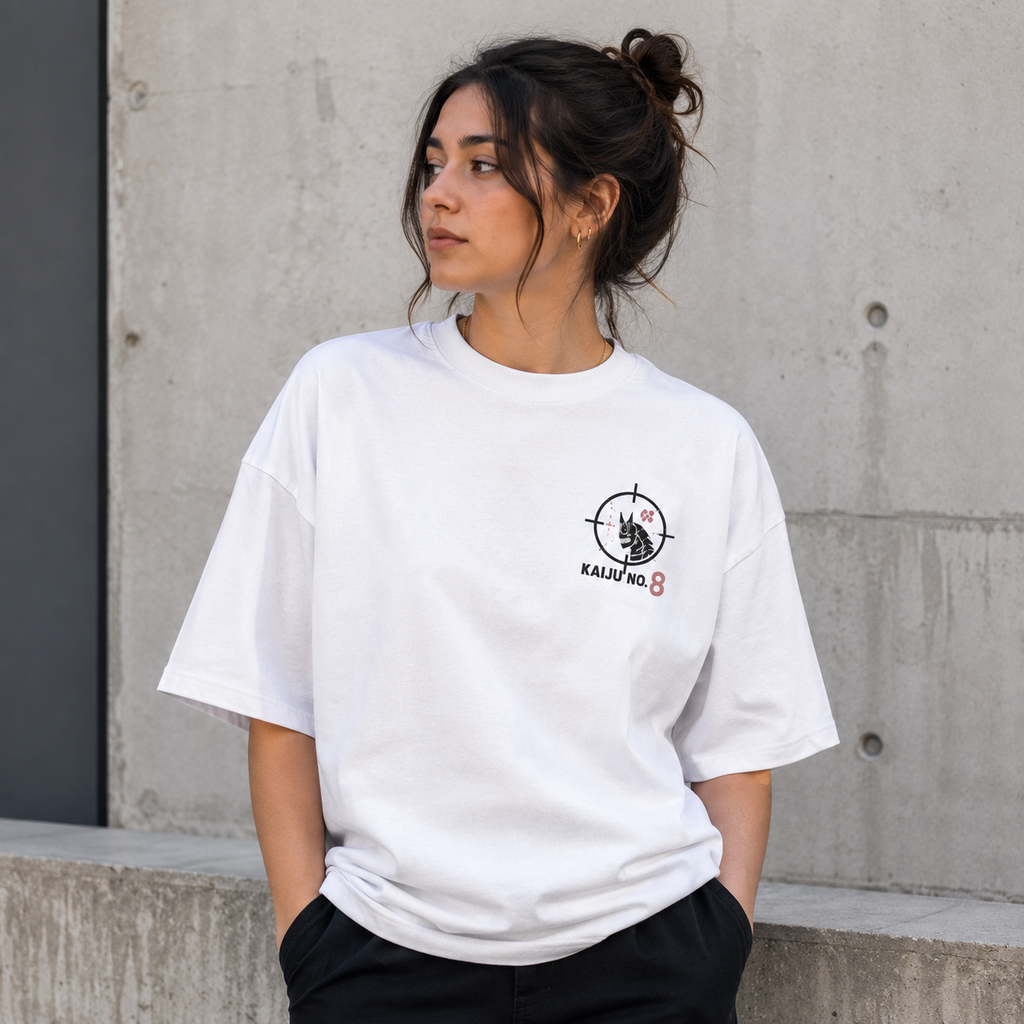 Mina Ashiro Kaiju No. 8 Anime Graphic Tee - Ashiro Weapons Free