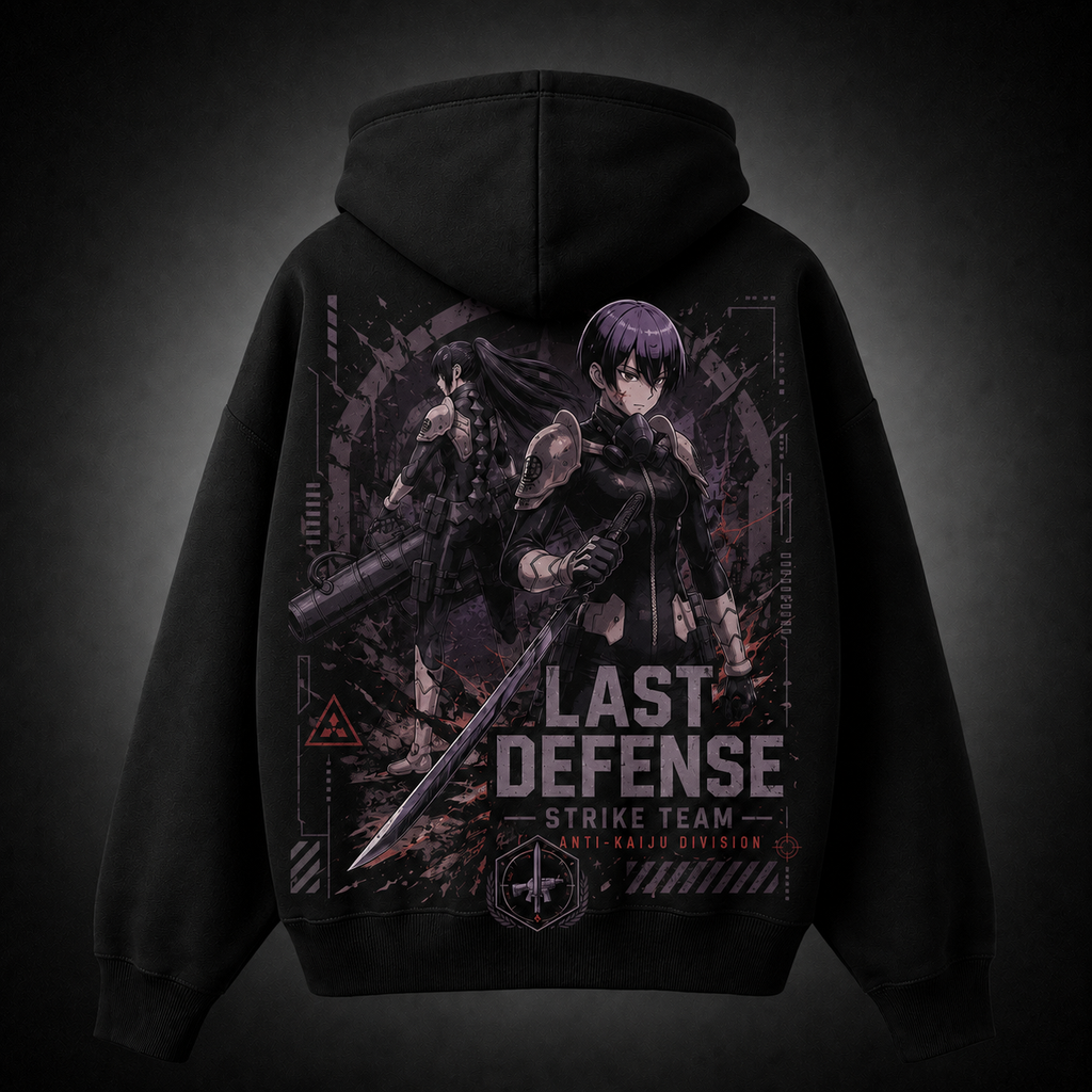 Mina Ashiro & Reno Ichikawa Kaiju No. 8 Anime Hoodie - Last Defense