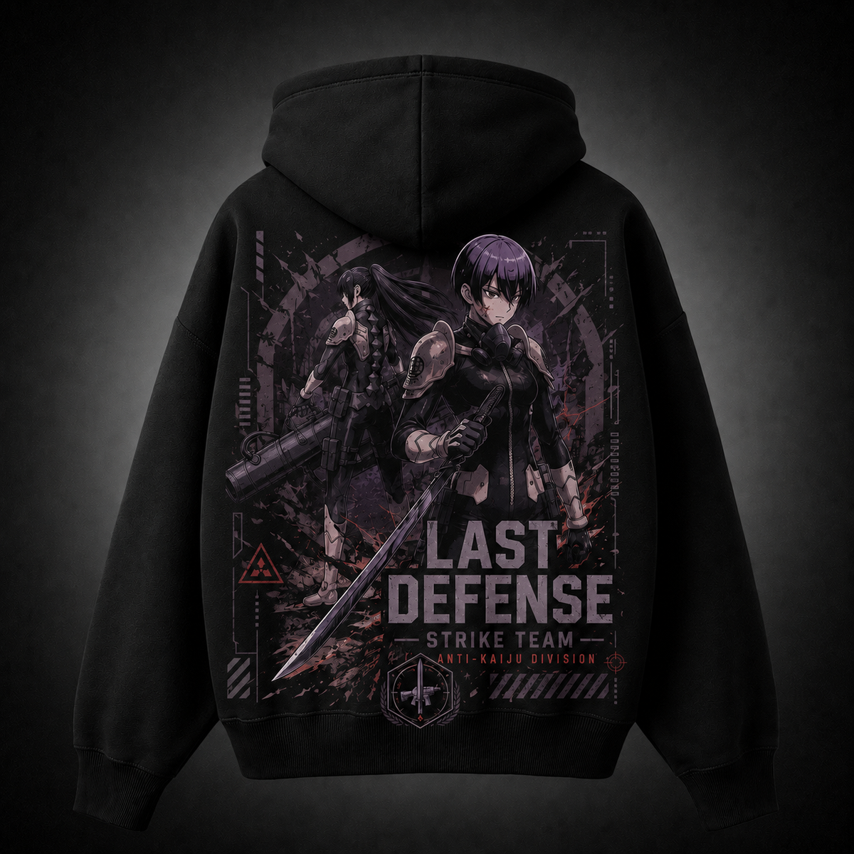 Mina Ashiro & Reno Ichikawa Kaiju No. 8 Anime Hoodie - Last Defense