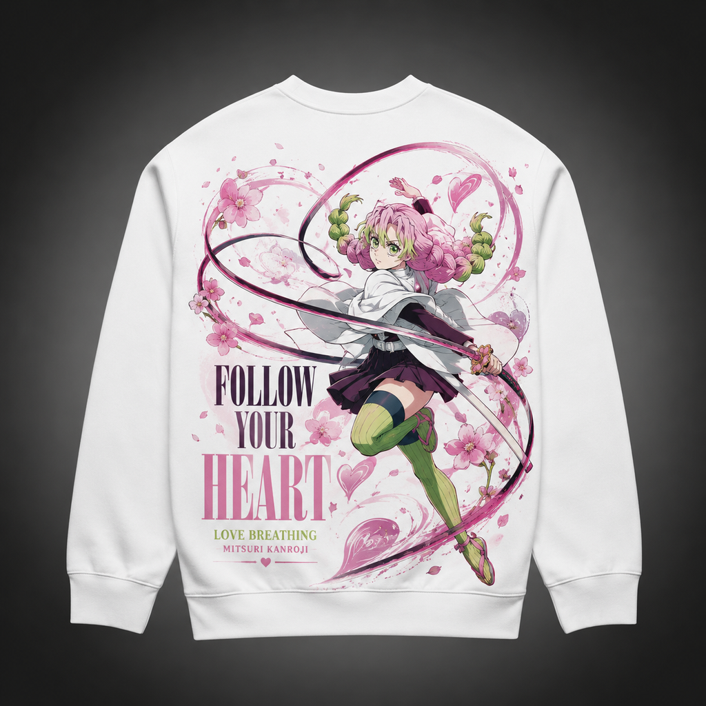 Mitsuri Kanroji Demon Slayer Anime Sweatshirt - Love Breathing Bloom
