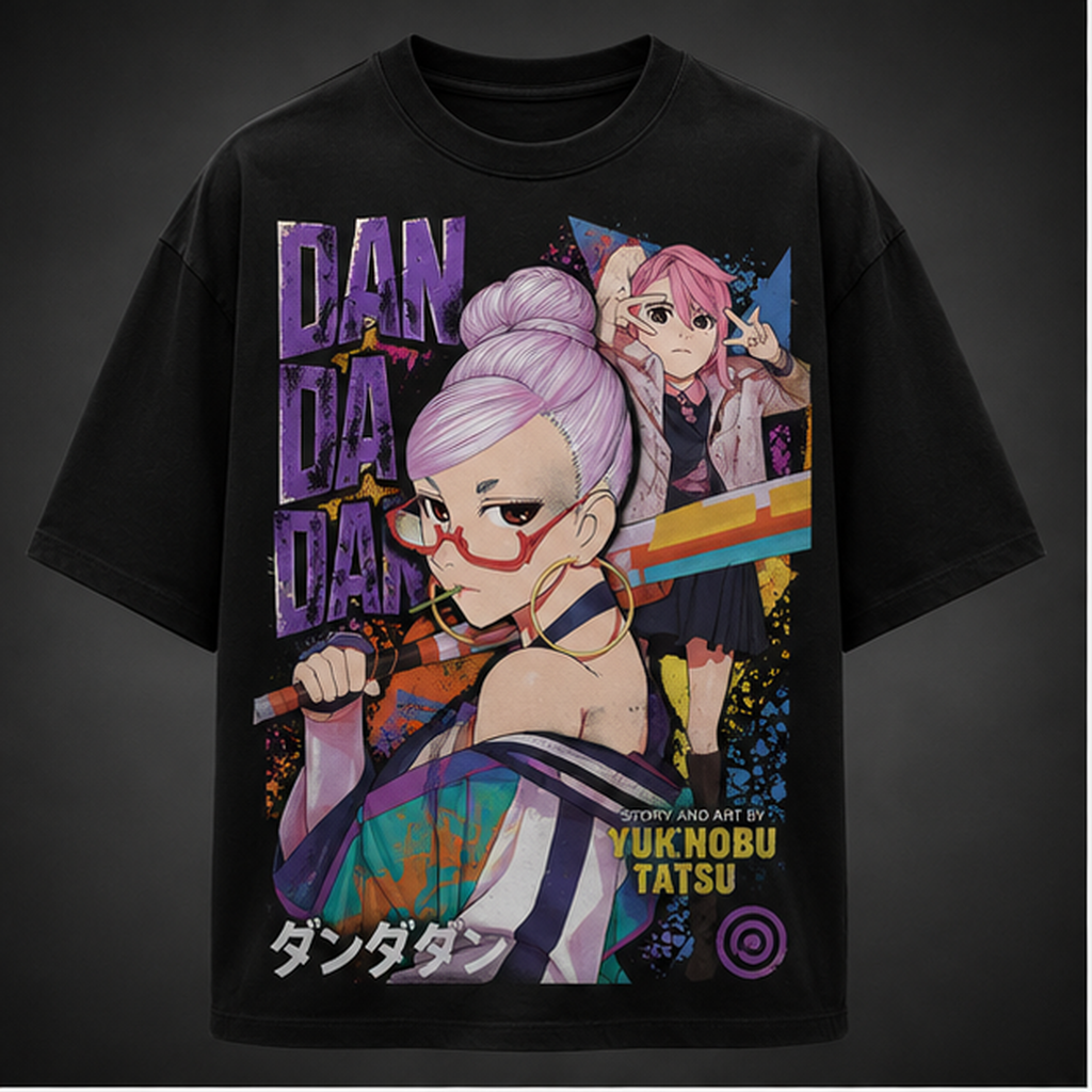 Momo Ayase Dandadan Anime Graphic Tee - Change The World