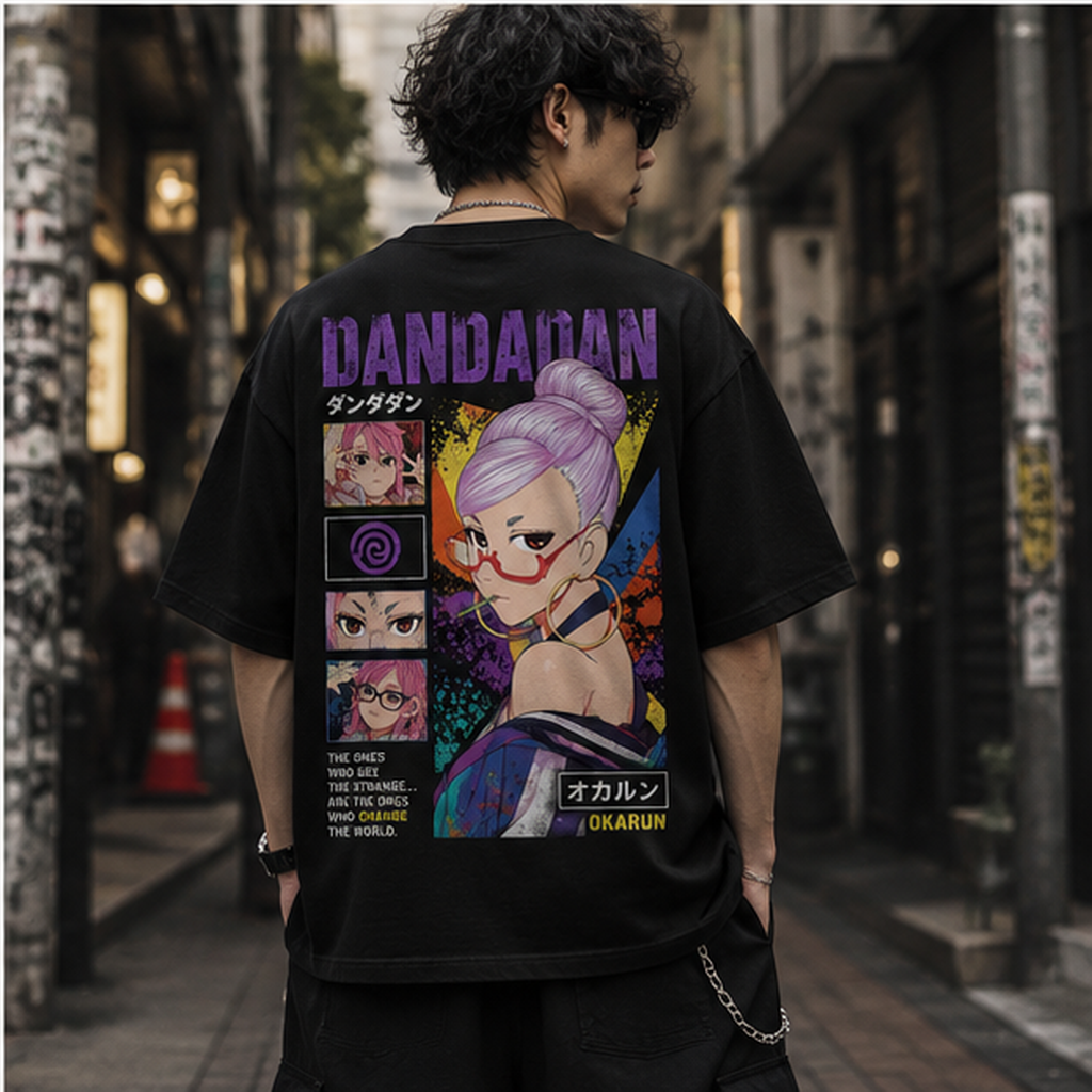 Momo Ayase Dandadan Anime Graphic Tee - Change The World