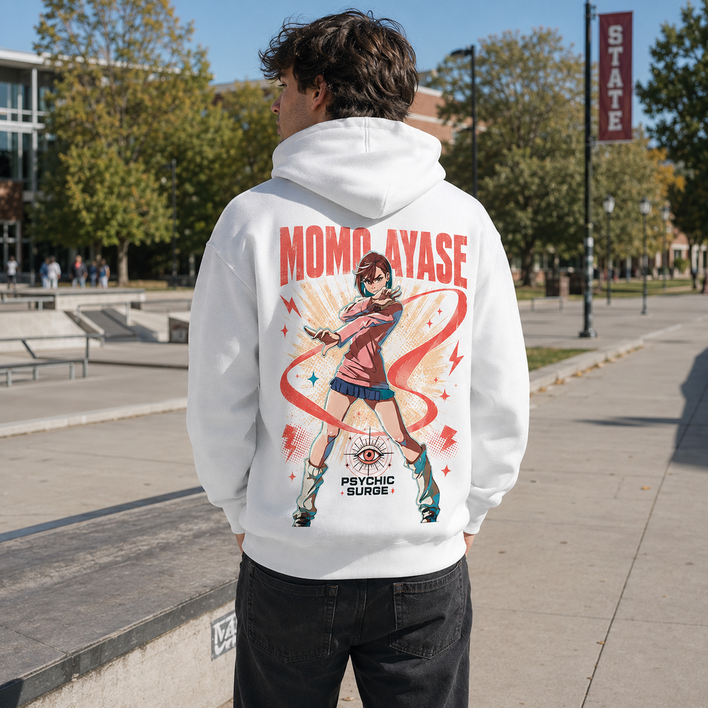 Momo Ayase Dandadan Anime Hoodie - Psychic Surge