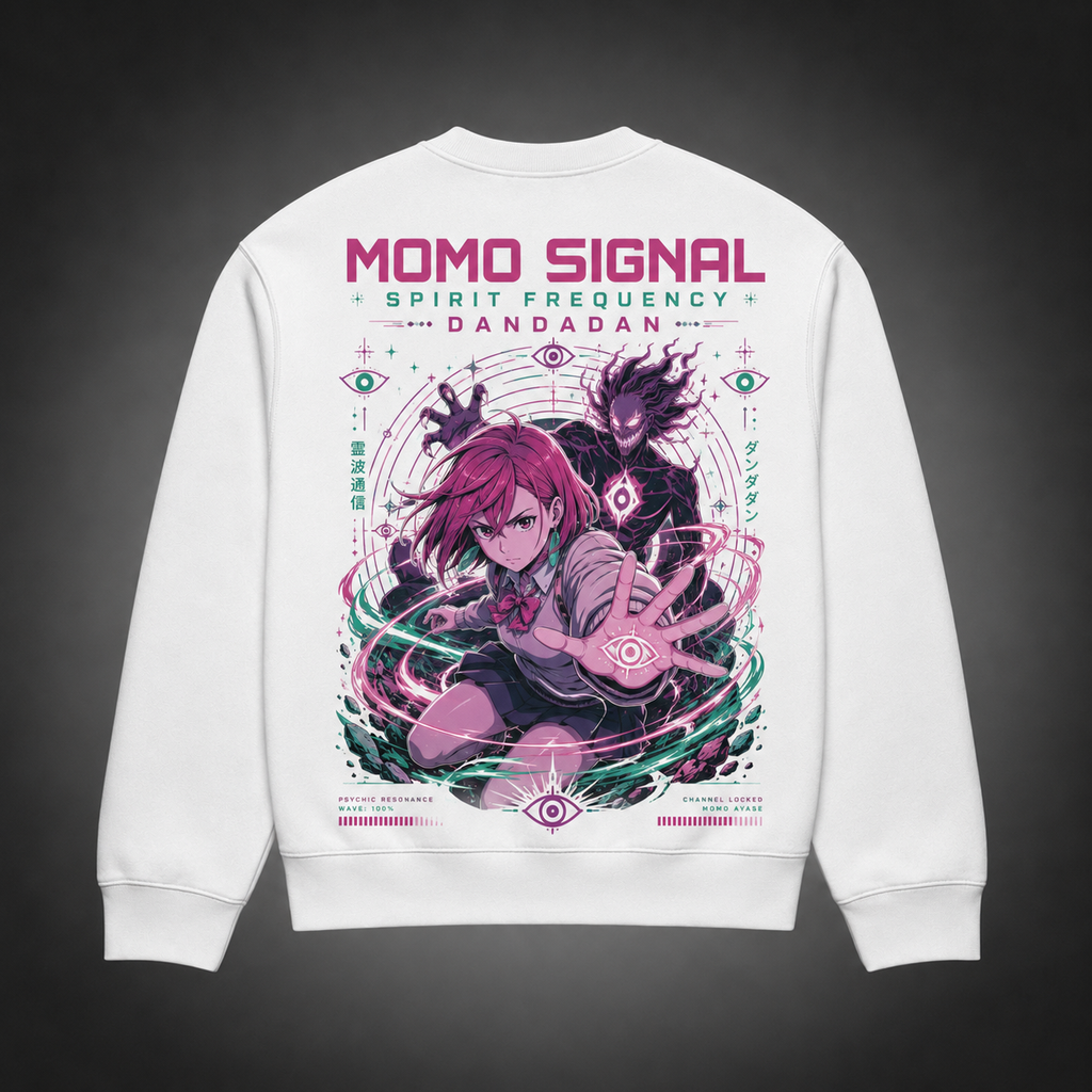 Momo Ayase Dandadan Anime Sweatshirt - Spirit Frequency