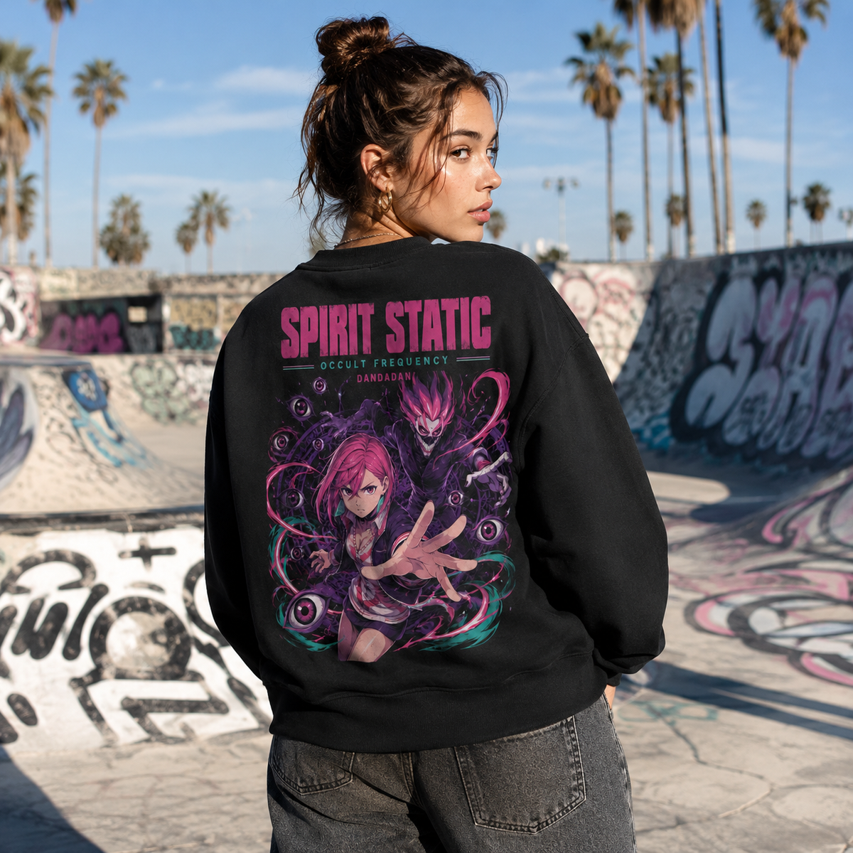 Momo Ayase Dandadan Anime Sweatshirt - Spirit Static