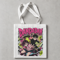 Momo Ayase & Ken Takakura Dandadan Anime Canvas Tote Bag - Alien Encounter