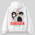 Momo Ayase & Ken Takakura Dandadan Anime Hoodie - Ghost Signal