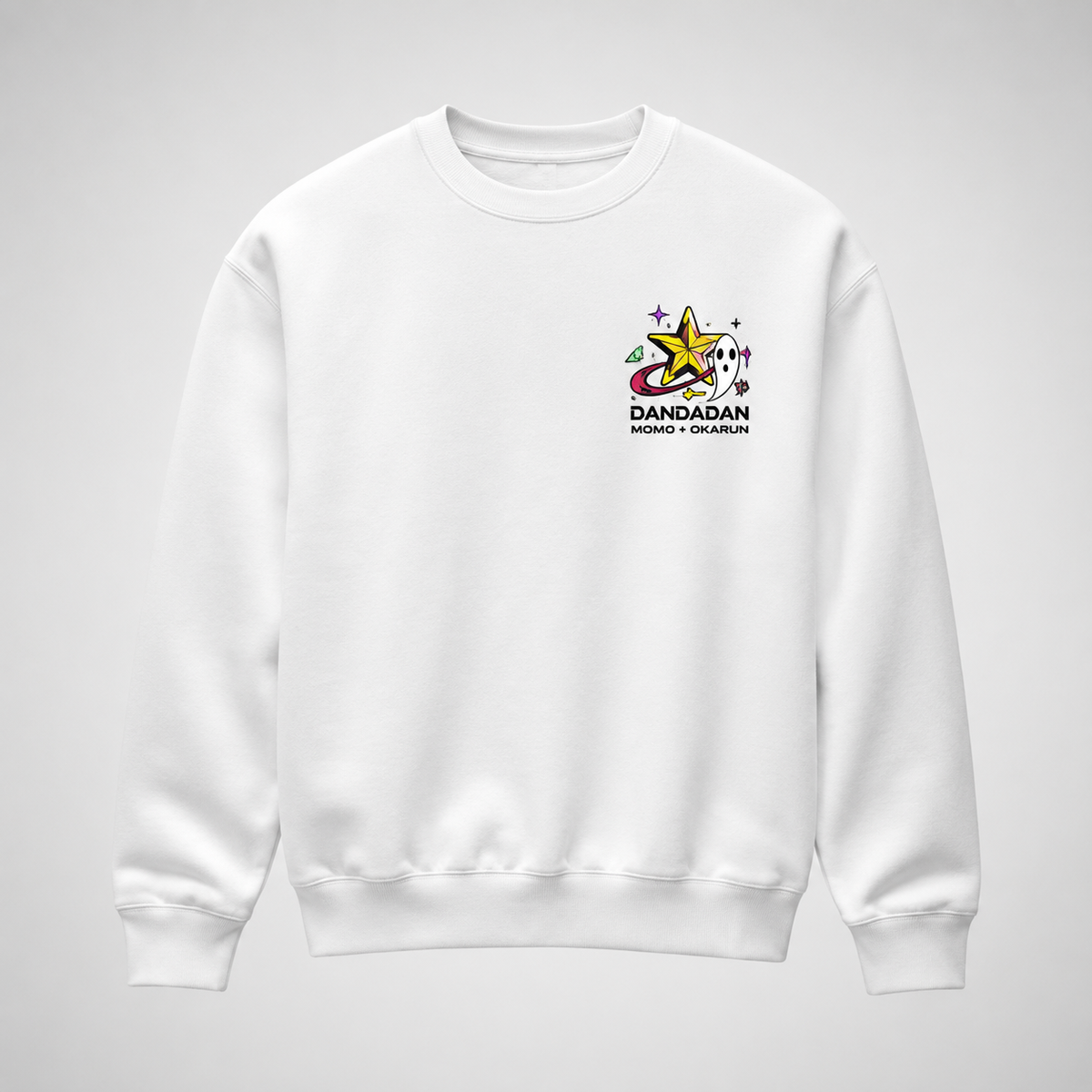 Momo Ayase & Okarun Dandadan Anime Sweatshirt - Occult Rush