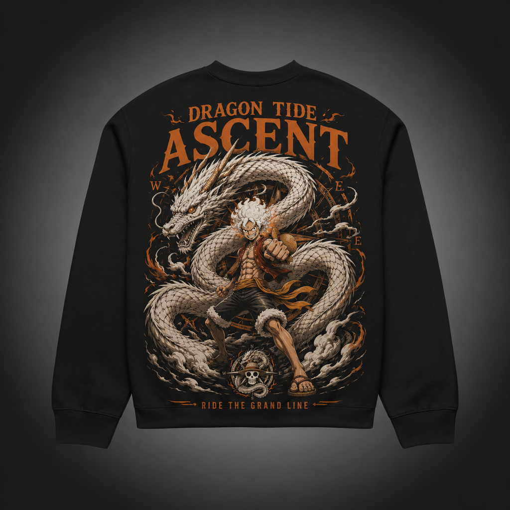Monkey D. Luffy One Piece Anime Sweatshirt - Dragon Tide Ascent