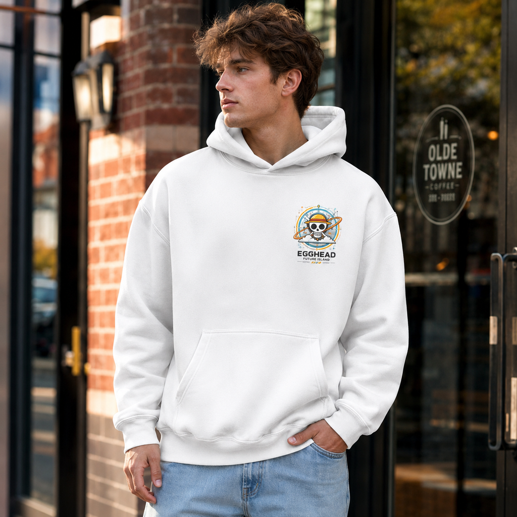 Monkey D. Luffy One Piece Anime Hoodie - Egghead Future Crew
