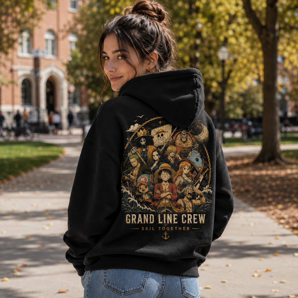 Monkey D. Luffy One Piece Anime Hoodie - Grand Line Crew