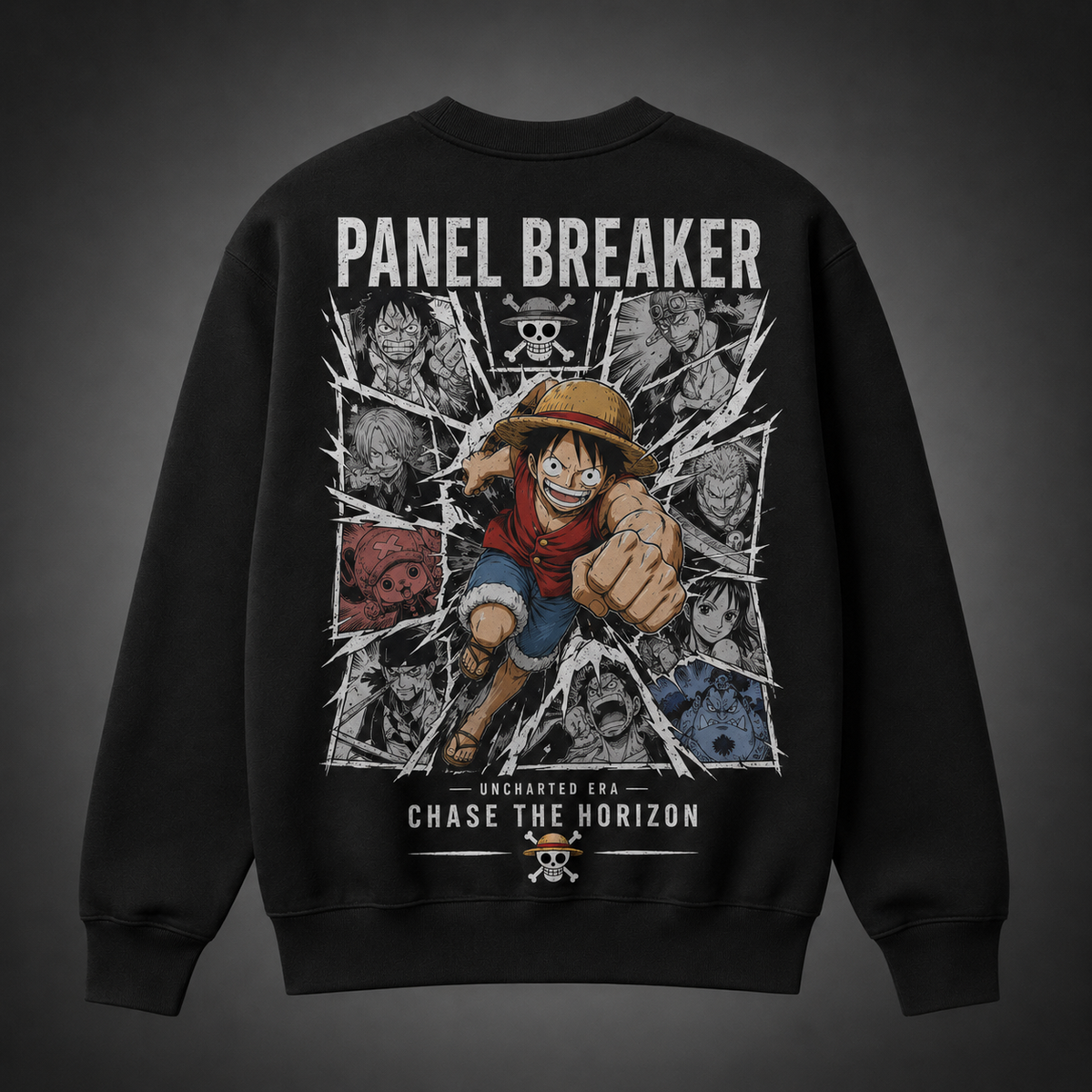 Monkey D. Luffy One Piece Anime Sweatshirt - Panel Breaker