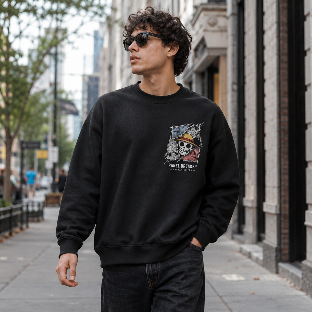 Monkey D. Luffy One Piece Anime Sweatshirt - Panel Breaker