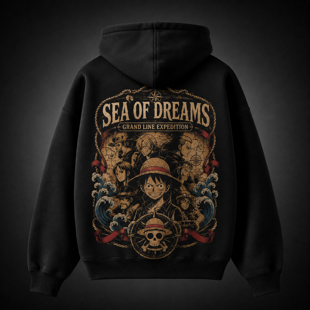 Monkey D. Luffy One Piece Anime Hoodie - Sea Of Dreams