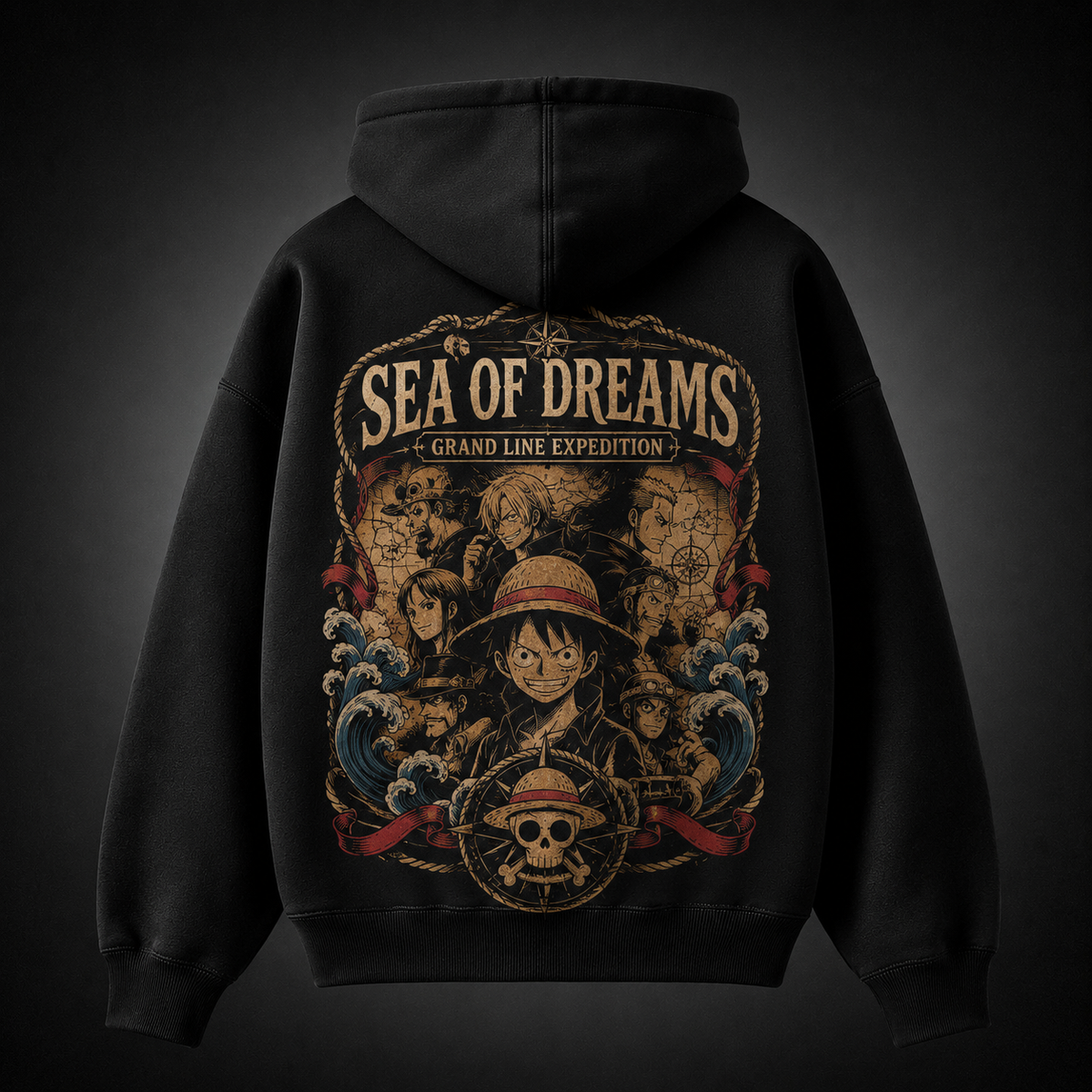 Monkey D. Luffy One Piece Anime Hoodie - Sea Of Dreams