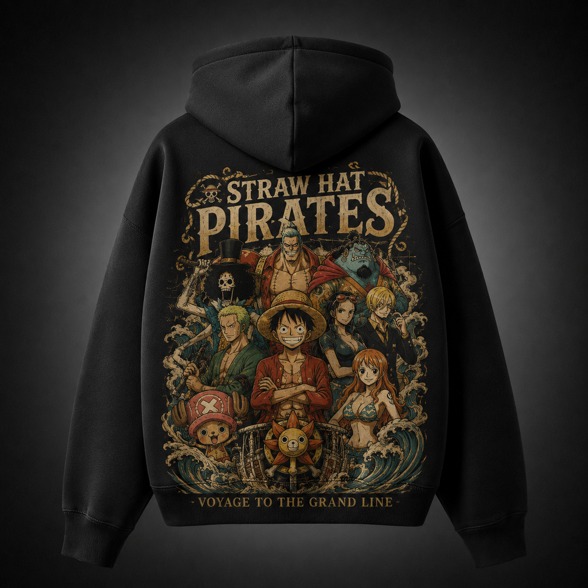 Monkey D. Luffy One Piece Anime Hoodie - Straw Hat Pirates