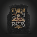 Monkey D. Luffy One Piece Anime Tank Top - Straw Hat Pirates Acid Wash Vest