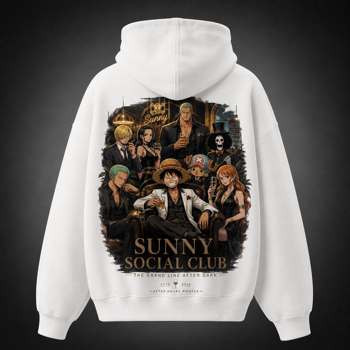Monkey D. Luffy One Piece Anime Hoodie - Sunny Social Club