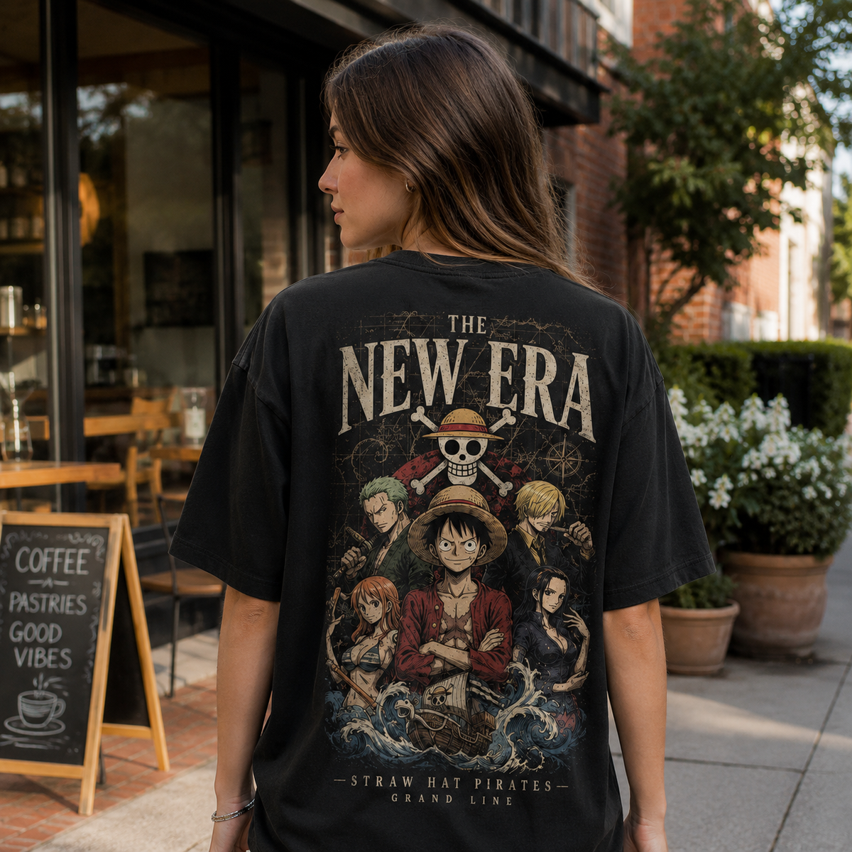 Monkey D. Luffy One Piece Anime Graphic Tee - The New Era