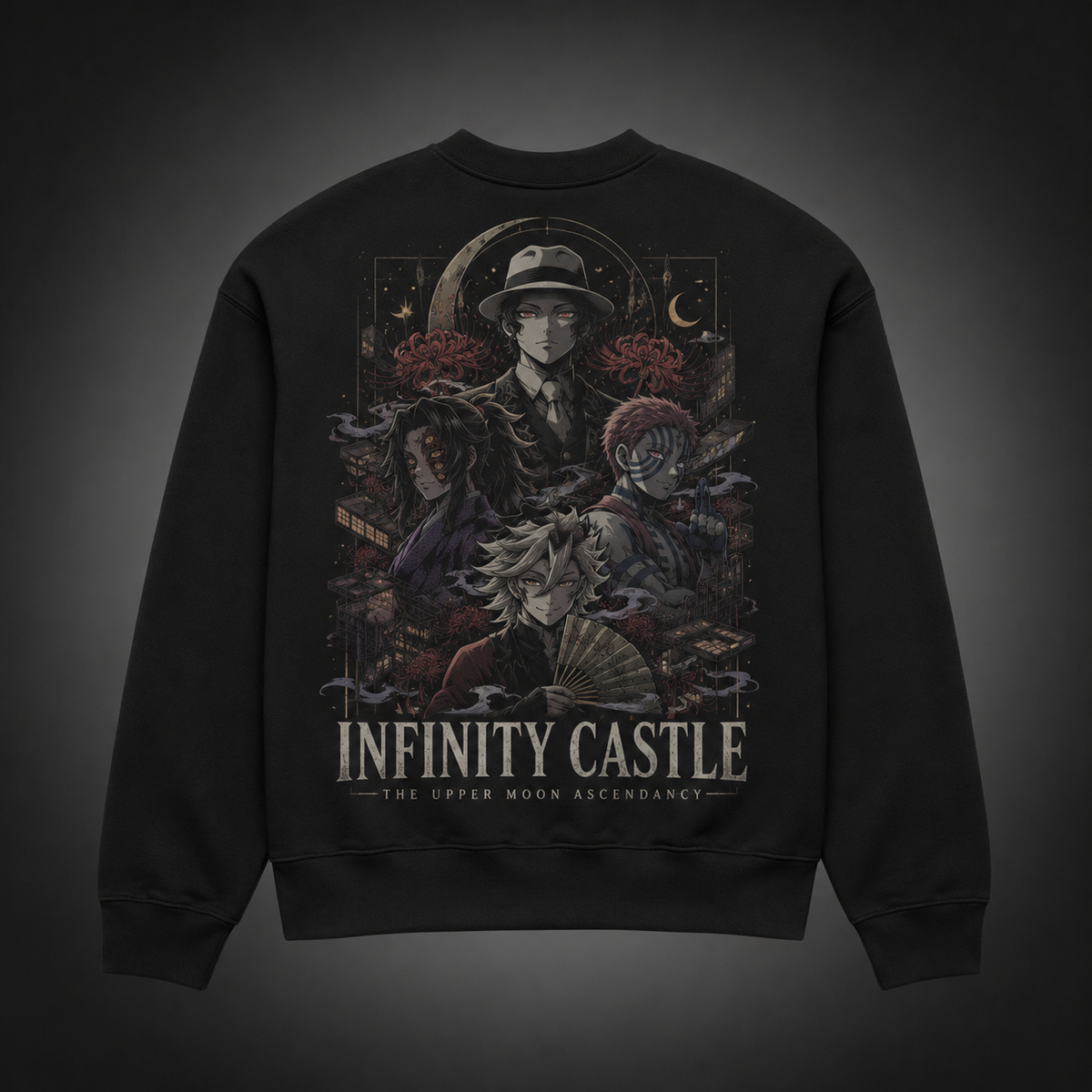 Muzan Kibutsuji Demon Slayer Anime Sweatshirt - Infinity Castle Ascendancy